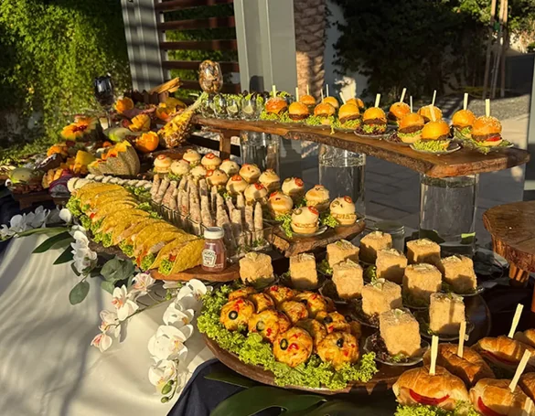 Vanillaro catering spread